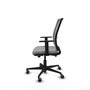 PIQUERAS Y CRESPO Silla de oficina Haches Gris con mecanismo Sincro/Traslack