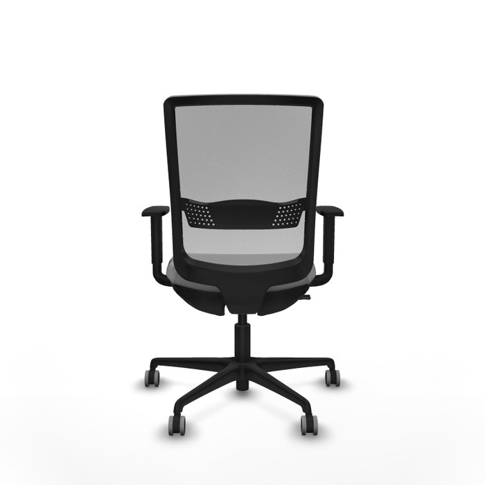 PIQUERAS Y CRESPO Silla de oficina Haches Gris con mecanismo Sincro/Traslack