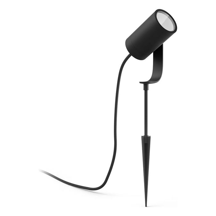 Philips Lily Spot 1 flg. Verlängerung Schwarz 700lm Foco de Exterior, Blanco y Color Ambiance, Regulable, IP65, Jardín, Patio Philips Lily Spot 1 flg. Verlängerung Schwarz 700lm Foco de Exterior, Blanco y Color Ambiance, Regulable, IP65, Jardín, Patio