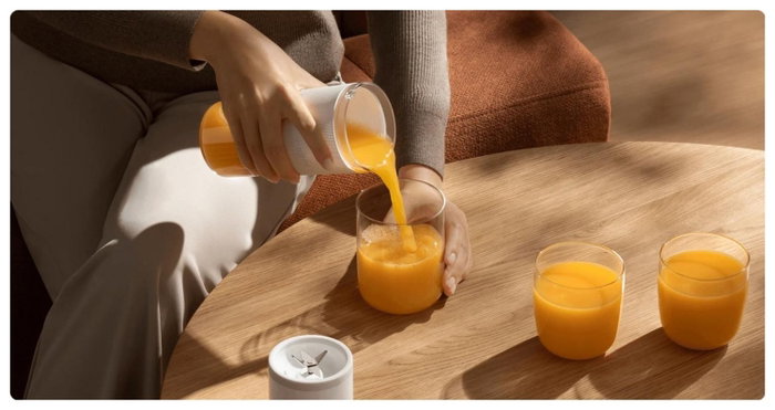 Xiaomi Portable Blender 0,3 L Blanco y transparente BHR9226EU Xiaomi Portable Blender 0,3 L Blanco y transparente BHR9226EU