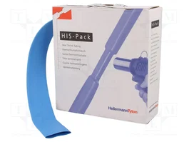 HELLERMANNTYTON Tubo termoretráctil 2:1 25,4mm Azul 5m