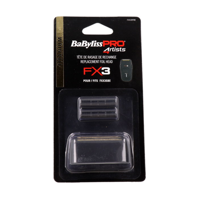 Babyliss FX3 Double Foil Shaver Head con láminas de titanio