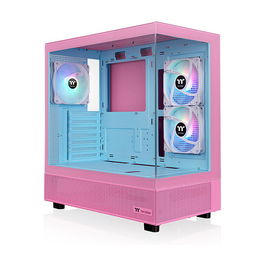 Thermaltake View 270 Plus TG ARGB CA-1Y7-00MAWN-00 - Caja para PC con panel lateral de vidrio templado en color rosa