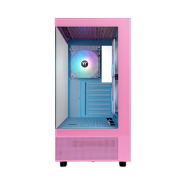 Thermaltake View 270 Plus TG ARGB CA-1Y7-00MAWN-00 - Caja para PC con panel lateral de vidrio templado en color rosa
