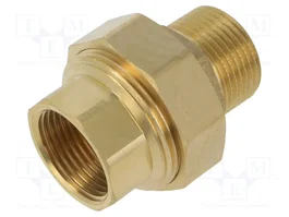GEBO Conector Doble Macho-Hembra G 1" BR