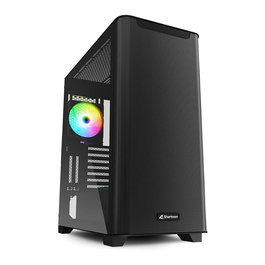 Sharkoon M30 Midi RGB Negro ATX E-ATX Full Tower PC Juego Iluminación RGB Azul Verde Rojo