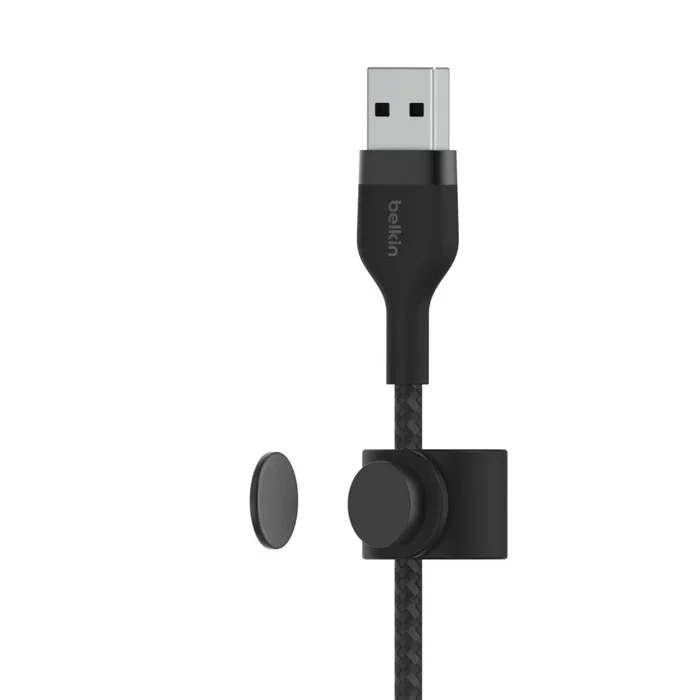 Belkin CAA010BT1MBK - Cable USB de 1 m, USB A a USB C/Lightning, Negro