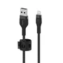 Belkin CAA010BT1MBK - Cable USB de 1 m, USB A a USB C/Lightning, Negro