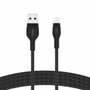 Belkin Cable Flex USB-A a Lightning de 1 m, Negro
