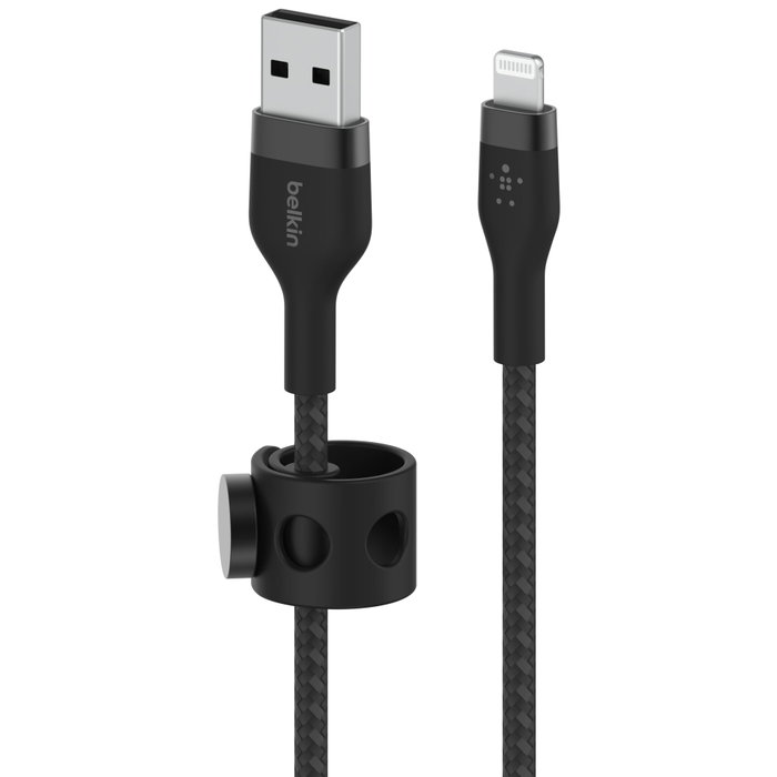 Belkin Cable Flex USB-A a Lightning de 1 m, Negro Belkin Cable Flex USB-A a Lightning de 1 m, Negro