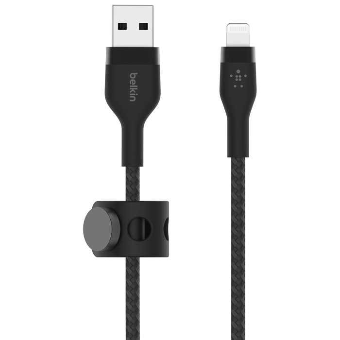 Belkin Cable Flex USB-A a Lightning de 1 m, Negro Belkin Cable Flex USB-A a Lightning de 1 m, Negro