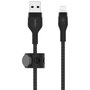 Belkin Cable Flex USB-A a Lightning de 1 m, Negro