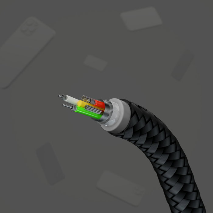 Belkin Cable Flex USB-A a Lightning de 1 m, Negro Belkin Cable Flex USB-A a Lightning de 1 m, Negro
