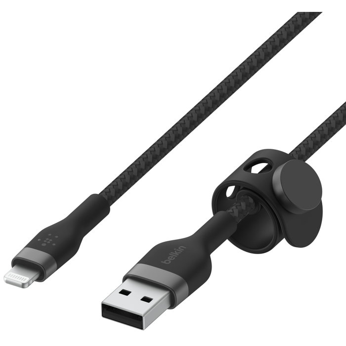 Belkin Cable Flex USB-A a Lightning de 1 m, Negro Belkin Cable Flex USB-A a Lightning de 1 m, Negro