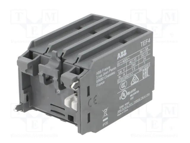 ABB TEF4-ON Relé de tiempo para raíl DIN 240VAC ABB TEF4-ON Relé de tiempo para raíl DIN 240VAC