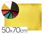Liderpapel Goma eva con purpurina biodegradable 50x70cm 2mm espesor oro