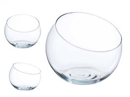 Pecera Cristal Pequeña Cortada Giftdecor 16.5x16.5x13.5 cm (Set de 6)