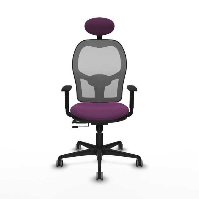 PIQUERAS Y CRESPO Silla de Oficina Jorquera Morada y Gris