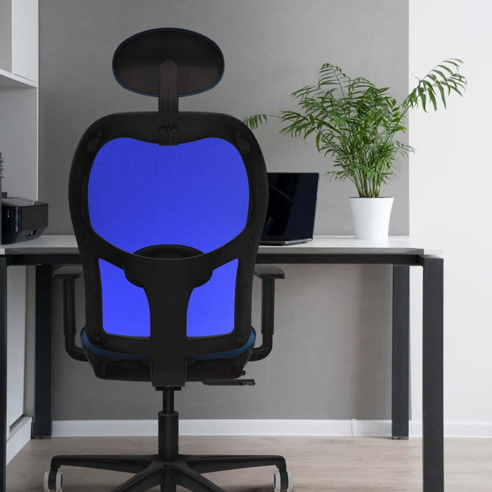 PIQUERAS Y CRESPO Silla de Oficina Jorquera Morada y Gris