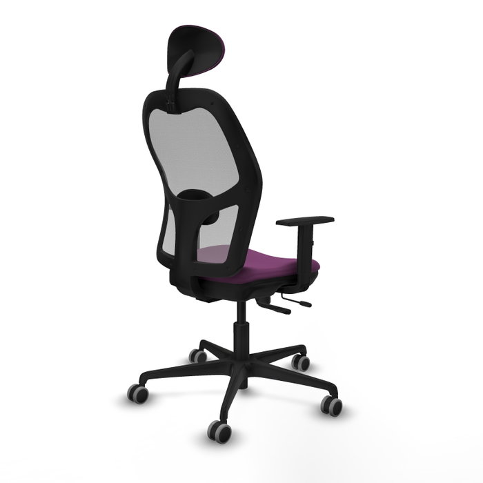 PIQUERAS Y CRESPO Silla de Oficina Jorquera Morada y Gris