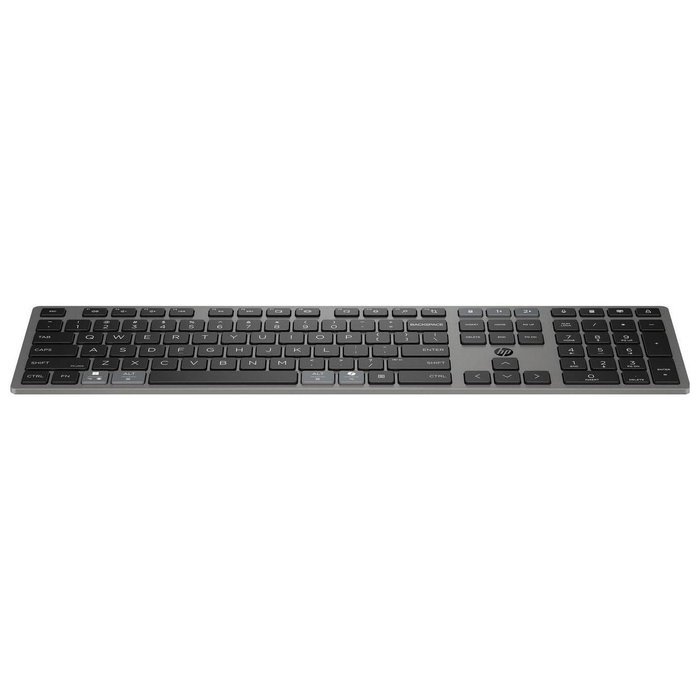 HP Teclado 720 Recargable Dual-Mode Inalámbrico Bluetooth USB Negro para Oficina