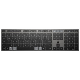 HP Teclado 720 Recargable Dual-Mode Inalámbrico Bluetooth USB Negro para Oficina