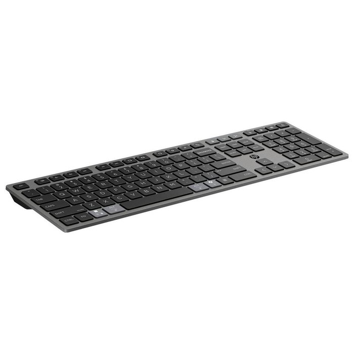 HP Teclado 720 Recargable Dual-Mode Inalámbrico Bluetooth USB Negro para Oficina