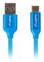 Lanberg CA-USBO-22CU-0018-BL Cable USB 2.0 tipo C a tipo A, 1,8 m, Azul