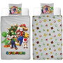 Mario Bros Juego de Cama Reversible Super Mario Microfibra 140 x 200 cm