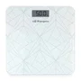 Orbegozo PB-2218 Báscula de Baño Electrónica con Pantalla LCD - 180 kg de Capacidad, Superficie de Cristal Templado, Encendido por Tacto, Color Blanco