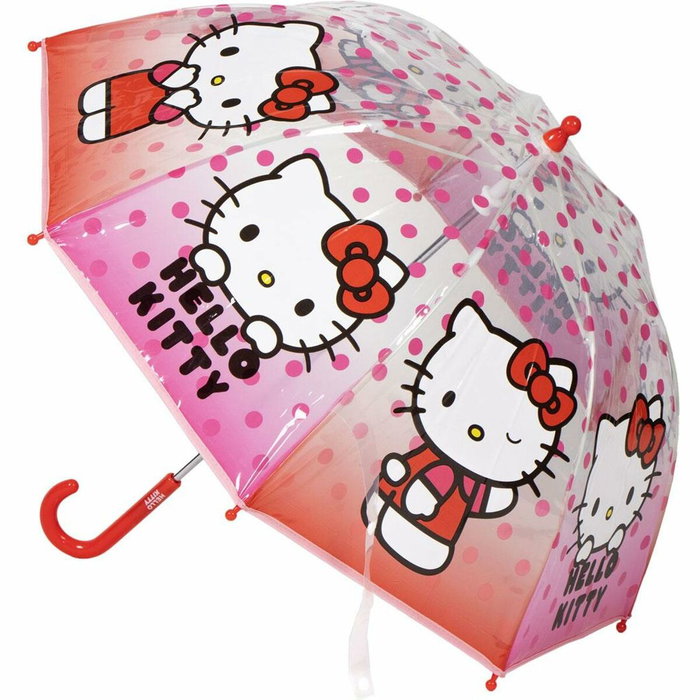 Cerdá Paraguas Manual de Burbuja Hello Kitty Rosa 45 Cm