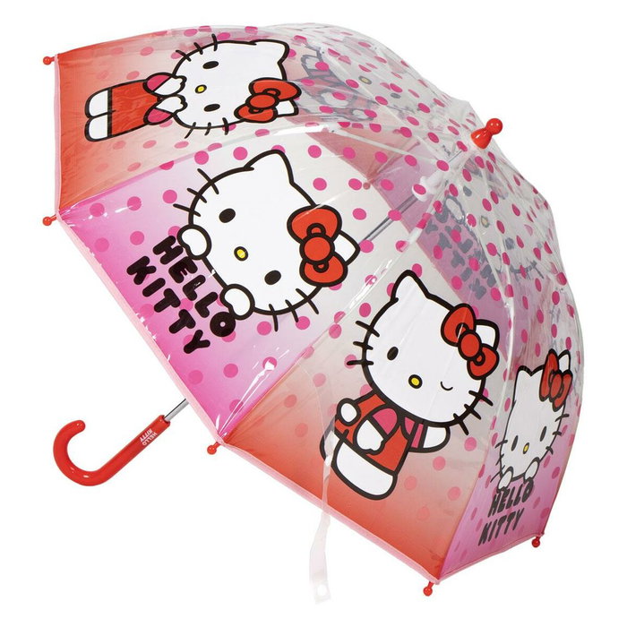 Cerdá Paraguas Manual de Burbuja Hello Kitty Rosa 45 Cm