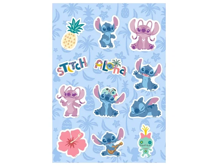 Safta Set de Pegatinas Stitch Stationery 10,5x14,8 cm