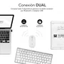 Subblim SUBKBC-OCO010 Combo Multidispositivo Compacto Plateado/Blanco