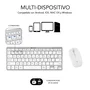Subblim SUBKBC-OCO010 Combo Multidispositivo Compacto Plateado/Blanco