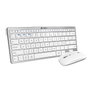 Subblim Combo Multidispositivo Compacto Plateado/Blanco SUBKBC-OCO010