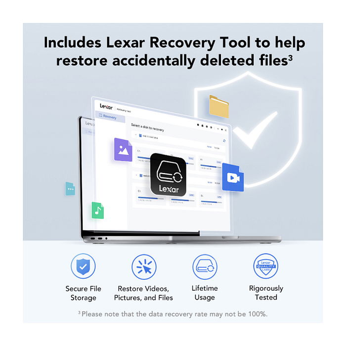 Lexar Media NM790 1TB M.2 NVMe PCIe Gen4 x4 SSD - Lectura 6000 MB/s, Escritura 2500 MB/s - 2280 Lexar Media NM790 1TB M.2 NVMe PCIe Gen4 x4 SSD - Lectura 6000 MB/s, Escritura 2500 MB/s - 2280