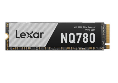 Lexar NQ780 1TB M.2 PCIe 4.0 NVMe SSD - Velocidad Lectura 6000 MB/s, Escritura 2500 MB/s, Interfaz PCI Express 4.0, Factor Forma 2280