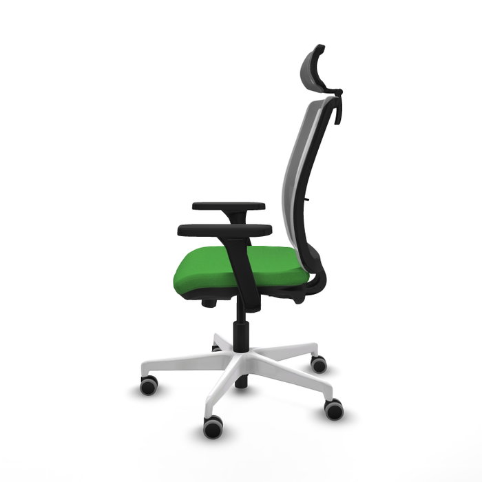 PIQUERAS Y CRESPO Silla de oficina Haches con mecanismo Sincro/Traslack Verde y Gris PIQUERAS Y CRESPO Silla de oficina Haches con mecanismo Sincro/Traslack Verde y Gris