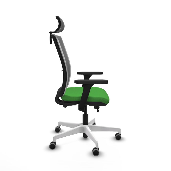 PIQUERAS Y CRESPO Silla de oficina Haches con mecanismo Sincro/Traslack Verde y Gris PIQUERAS Y CRESPO Silla de oficina Haches con mecanismo Sincro/Traslack Verde y Gris