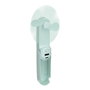 EDM Ventilador de Mano Plegable con Linterna, Powerbank, Soporte para Smartphone, Cargable USB-C, 3 Velocidades, Color Surtido