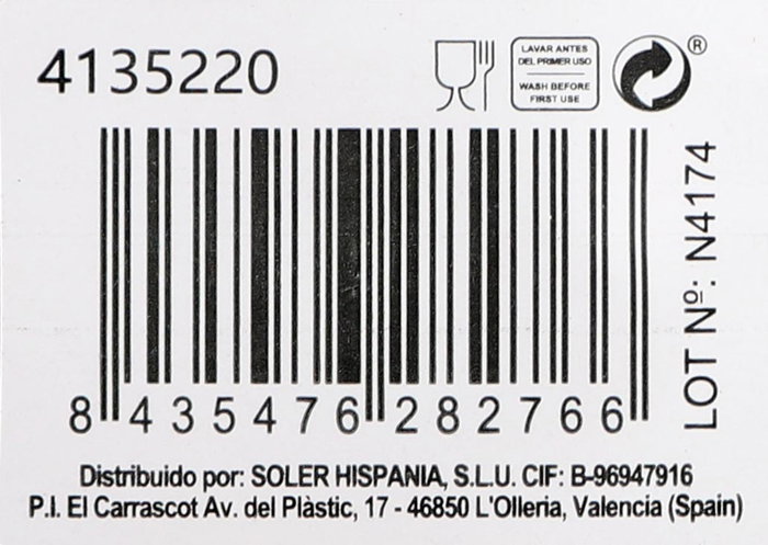 La Mediterranea Copa de Vino Tempo 58 cl (Pack de 24 unidades) تقد