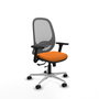 PIQUERAS Y CRESPO Silla de oficina Cilanco Naranja y Gris
