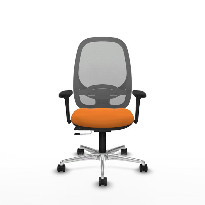 PIQUERAS Y CRESPO Silla de oficina Cilanco Naranja y Gris