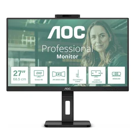 AOC Q27P3QW Monitor Profesional 27 pulg. QHD IPS con Webcam
