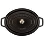 Staub Cocotte Ovalada de Hierro Fundido 29cm Negro