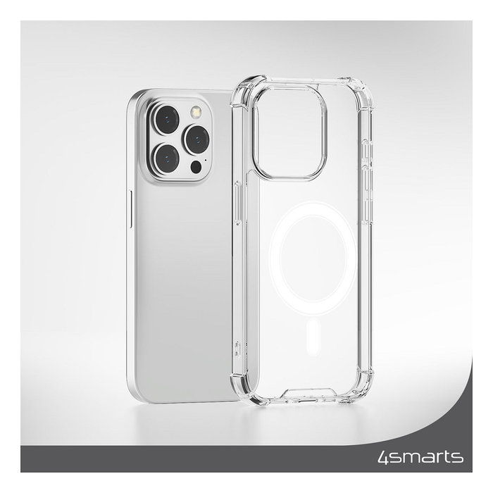 4smarts Hybrid Case Ibiza para Apple iPhone 15, Transparente
