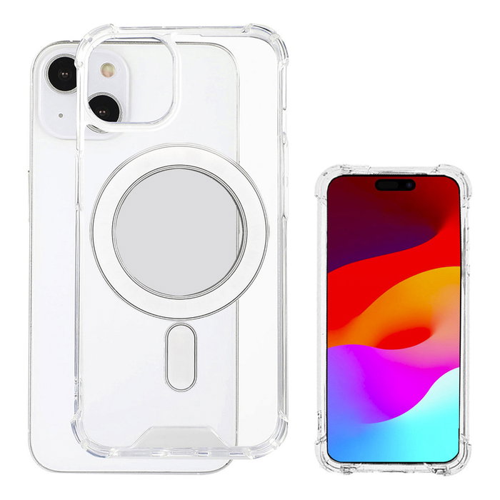 4smarts Hybrid Case Ibiza para Apple iPhone 15, Transparente