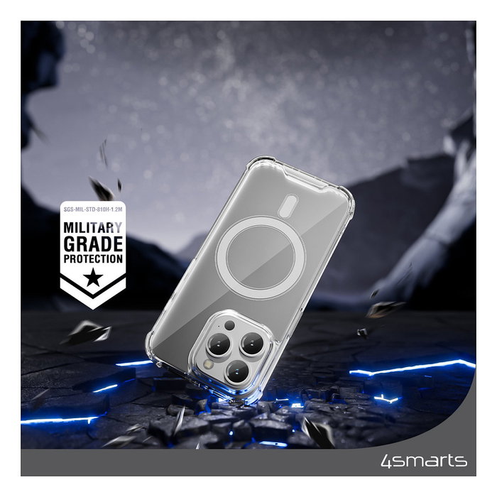 4smarts Hybrid Case Ibiza para Apple iPhone 15, Transparente