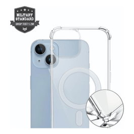 4smarts Hybrid Case Ibiza para Apple iPhone 15, Transparente
